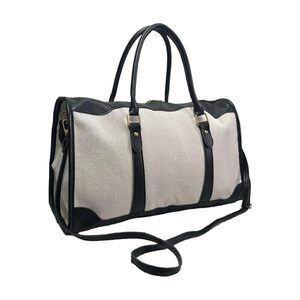 2095 Canvas Meet Leather Handbag Designer Crossbody Satchel Purse